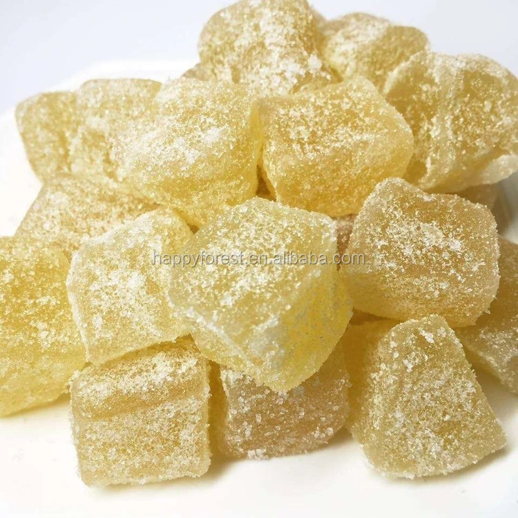 dried crystal ginger dices 12-22mm