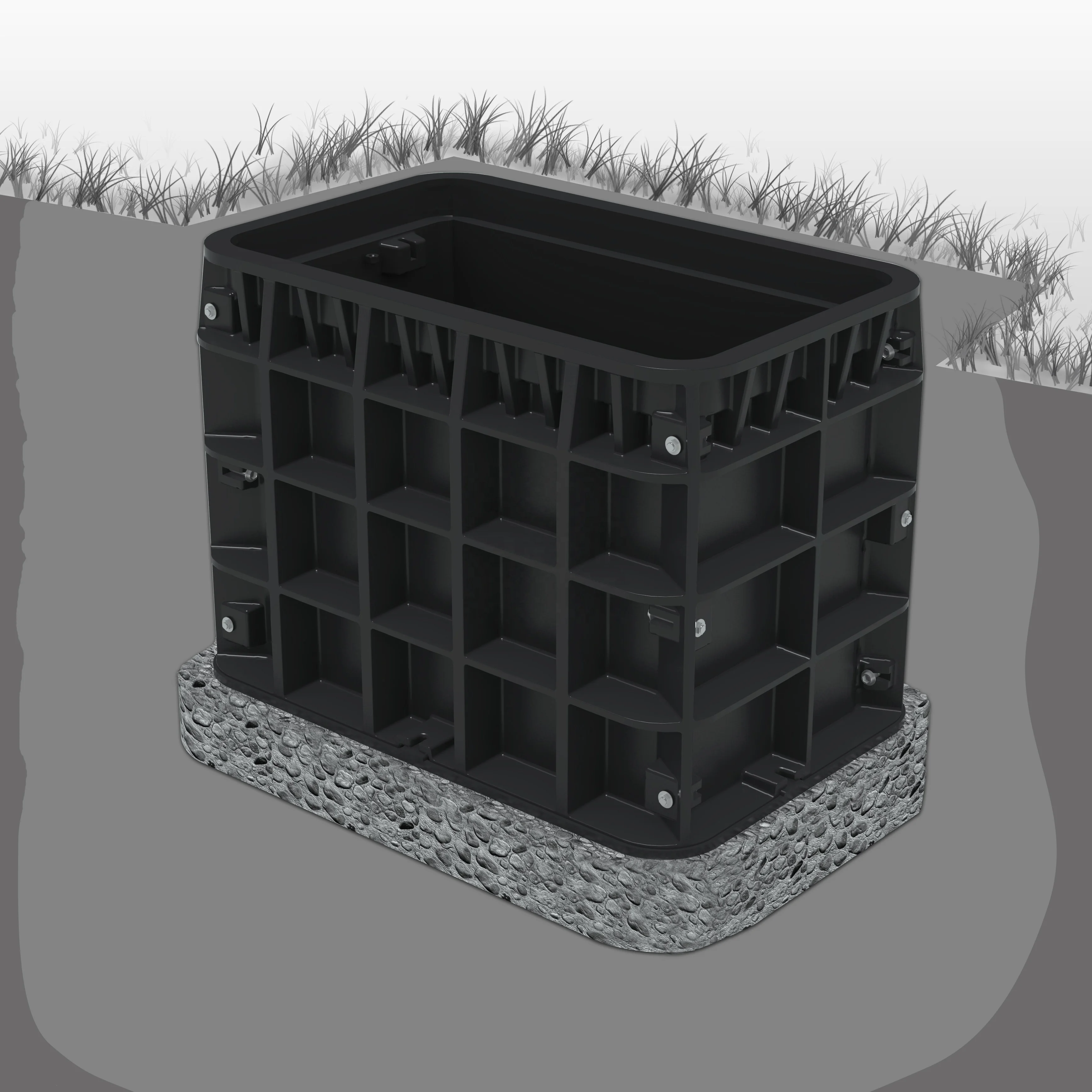 OEM fiber pull box polyester electrical manhole covers fiber vault inspection chamber price