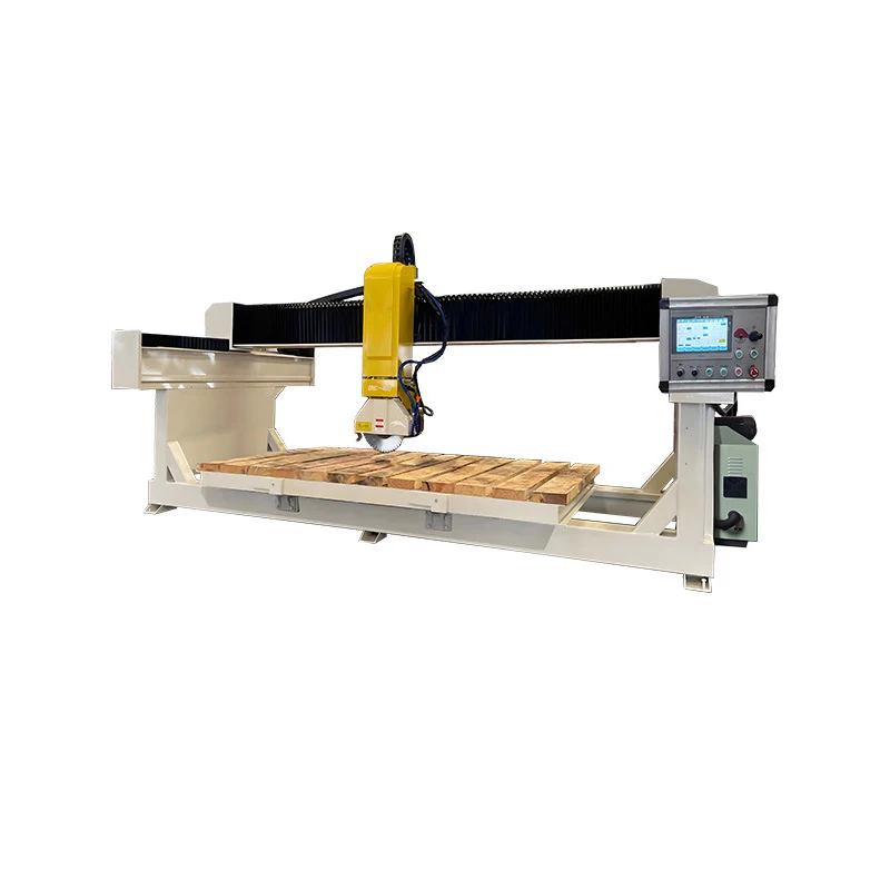Infrared fully automatic bridge type edge cutting all-in-one machine stone home decoration multi-purpose cutting machine