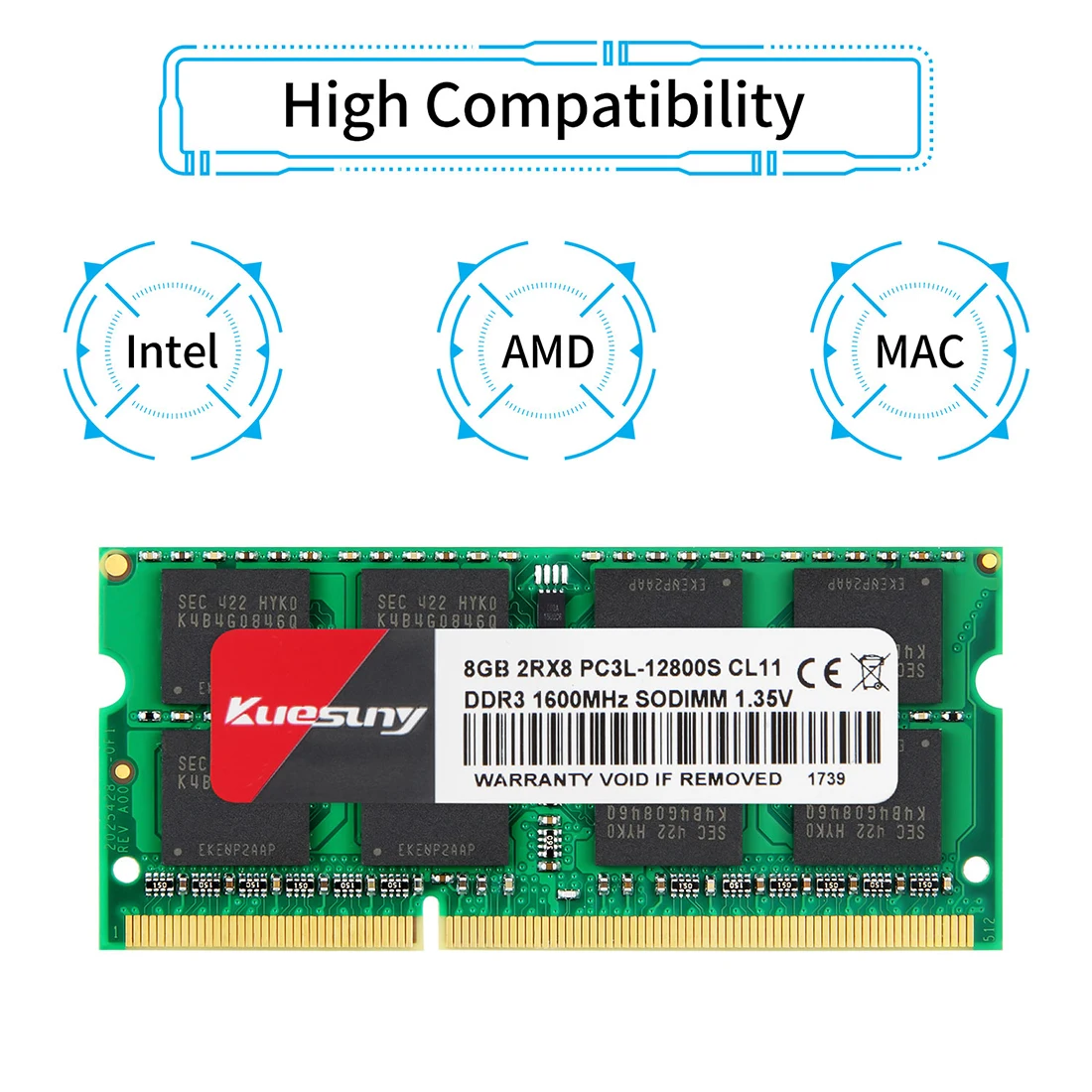 DDR3 1066 1333 1600mhz 4gb 8gb ram for computer