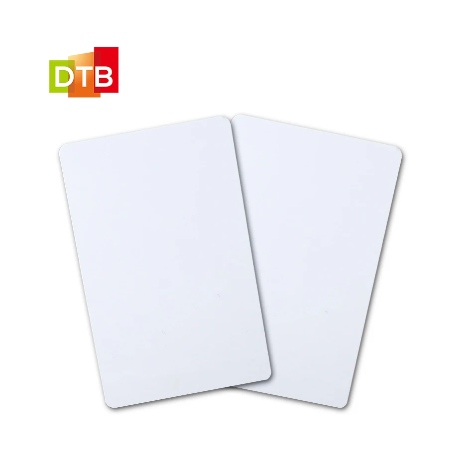 Wholesale 125khz Printable Rfid Blank Card Bulk Bright White T5577 Rfid FH Blank Card