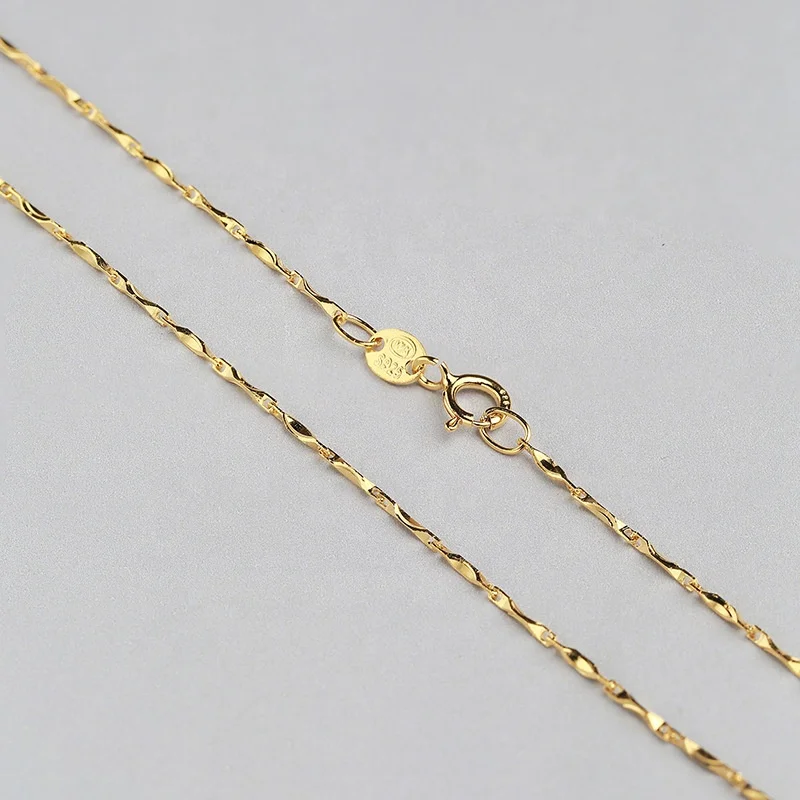 latest style beautiful and fashion 925 Sterling Silver men and women heavy duty chain saw silver ingot chain necklace in stock