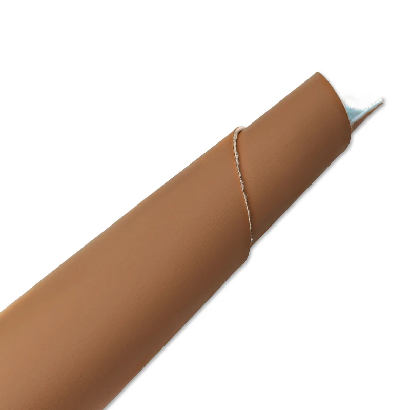 Guangzhou lychee grain pvc artificial leather raw material for sofa chair