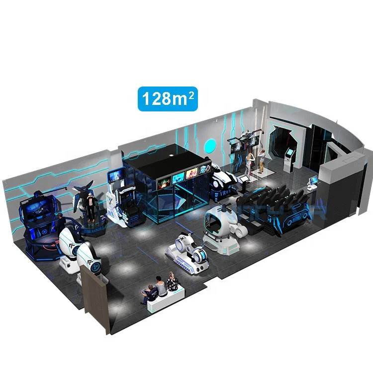 New ONE STOP VR Theme Park Design Solution VR Gaming Zone Virtual Reality Equipment Multiplayer Theme Center VR Park