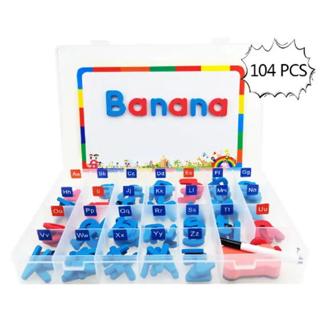 Learning Educational Toys Teaching English Aids EVA Foam Letter Magnets Alphabet Letter Toys For Children