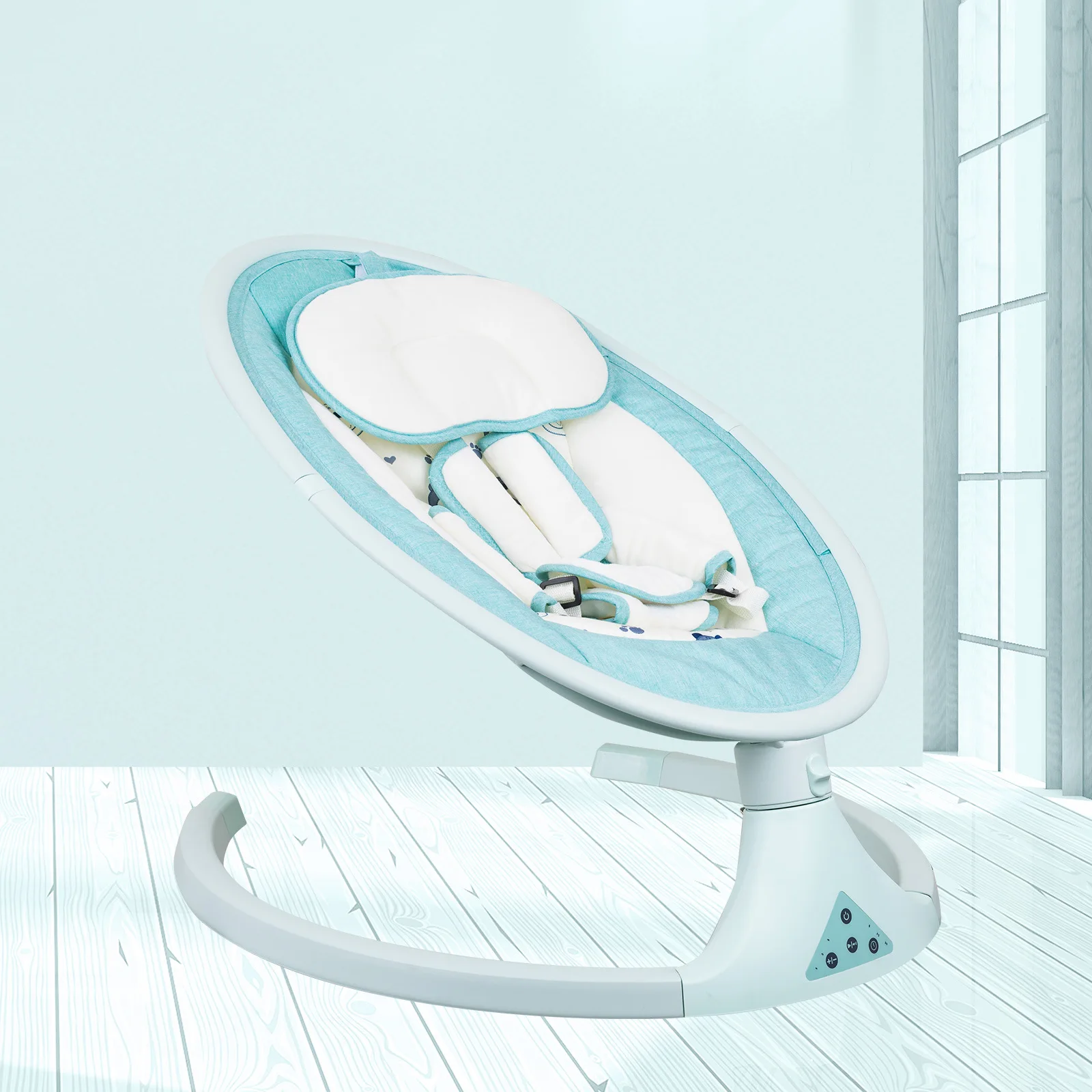 
Automatic Baby Swing Bed New baby swing bouncer fitted portable baby rocking crib chair With Music And Remote Control 
