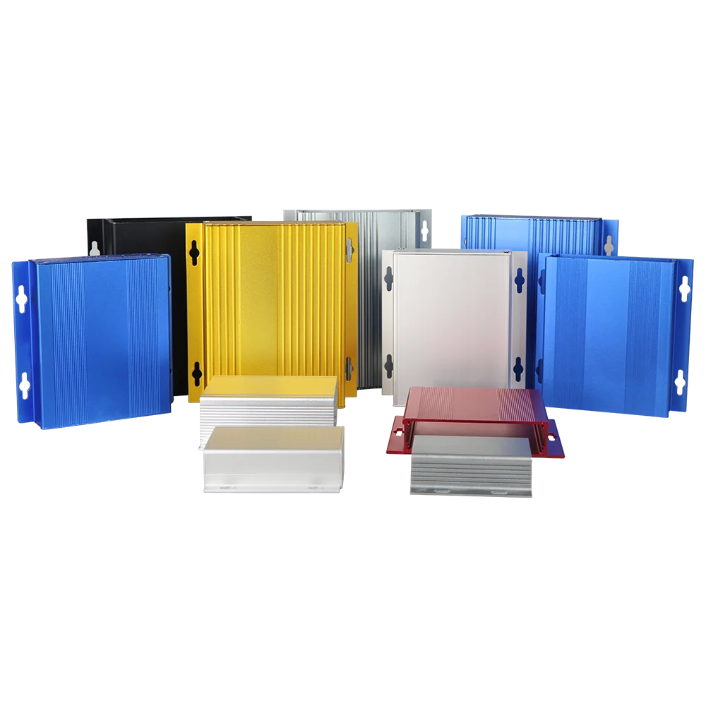 SZOMK AK-C-A02 OEM ODM Customized Wall Mounted Electronic Housing Extruded Aluminum Enclosures Metal Junction Box