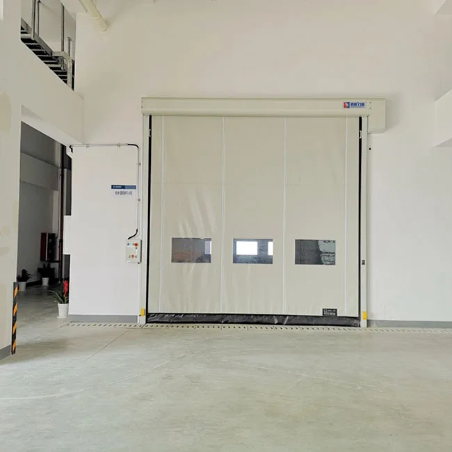 Самовосстанавливающиеся гибкие высокоскоростные рулонные двери zip speed door поставщик ремонтных высокоскоростных