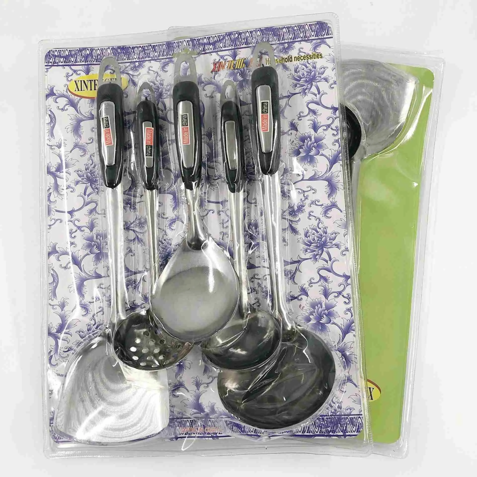 Stainless Steel Creative Shovel Shape Tea Spoons Ice Cream Scoop Kitchen Accessories Tableware Cutlery Set