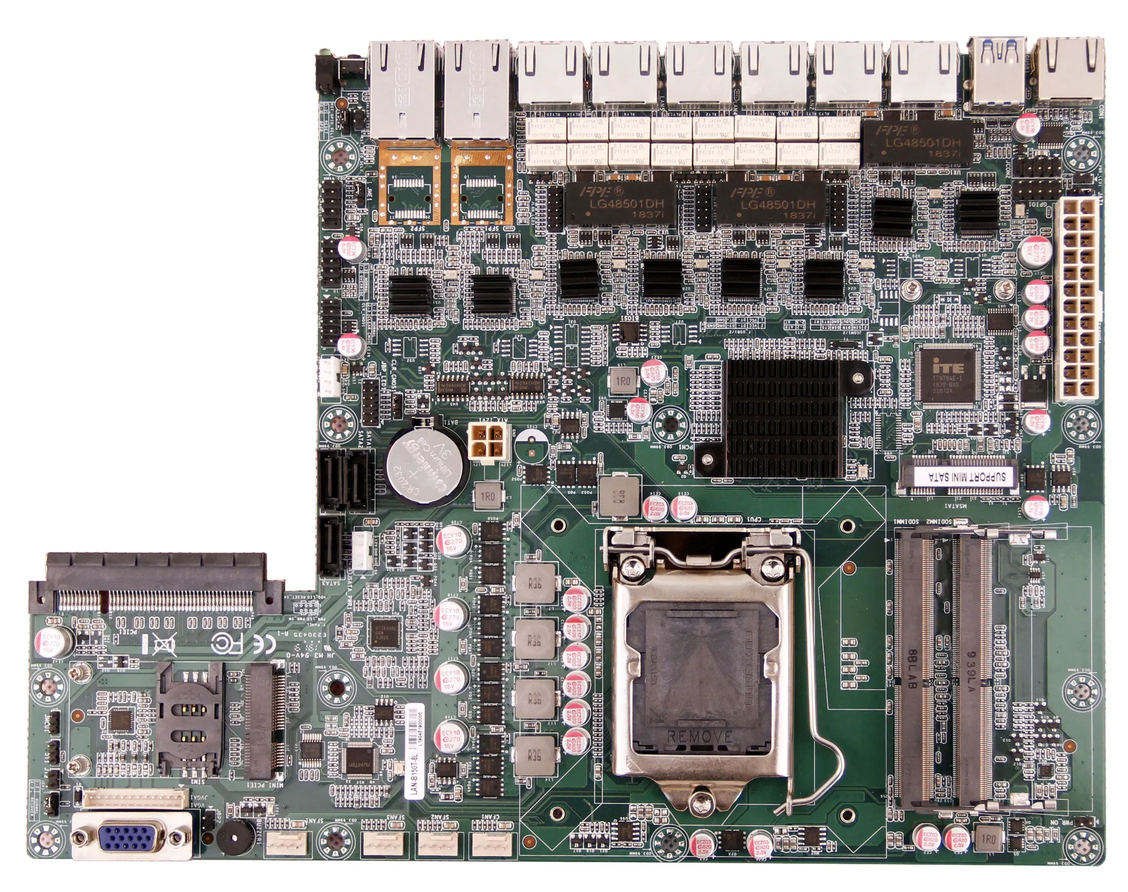 Motherboard LGA 1151 Intel 100 Series Chipsets B150 DDR4 Memory 32GB Desktop COM LAN VGA WIFI 4G MainBoard Firewall