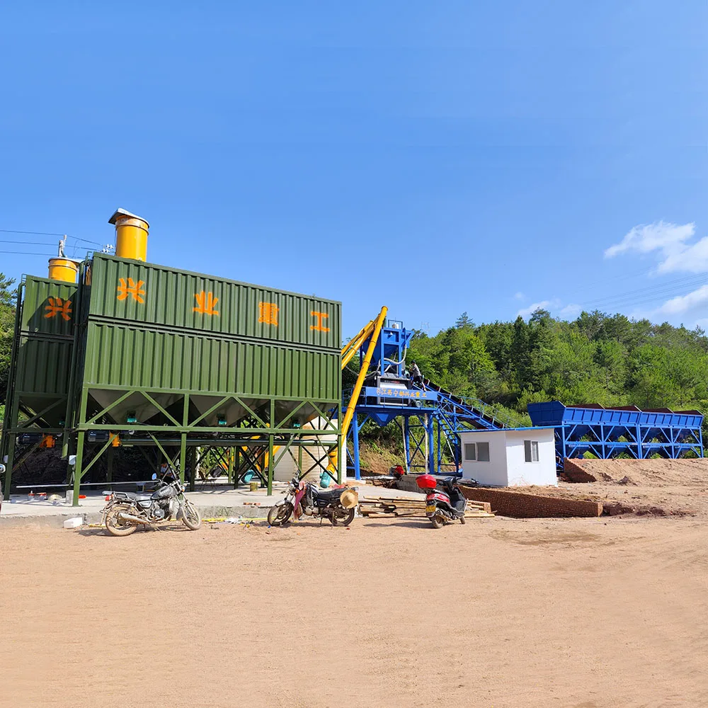 Hzs90 Electric Belt Conveyor Feeding Small Fixed New Production Line Cement Mixer Plant Beton Ready Mix Concrete Batching Plant