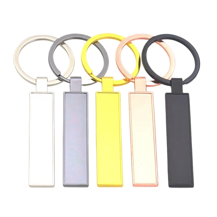 Amazo Sourcing European Custom Size Blank Car License Plate Keychain