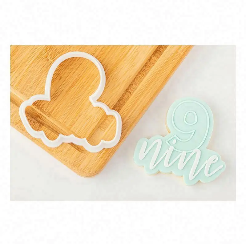 Cutter Cake Cutters Set Stamp Plastic Tools Machine Fondant Molds Embossing Decoration Chocolate Metal Stainless 16 Cookie Mold