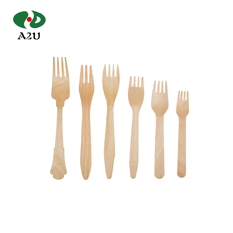Cheap Disposable Kitchen Utensils Set Wooden Forks  Knives  Spoons Biodegradable Cutlery Set