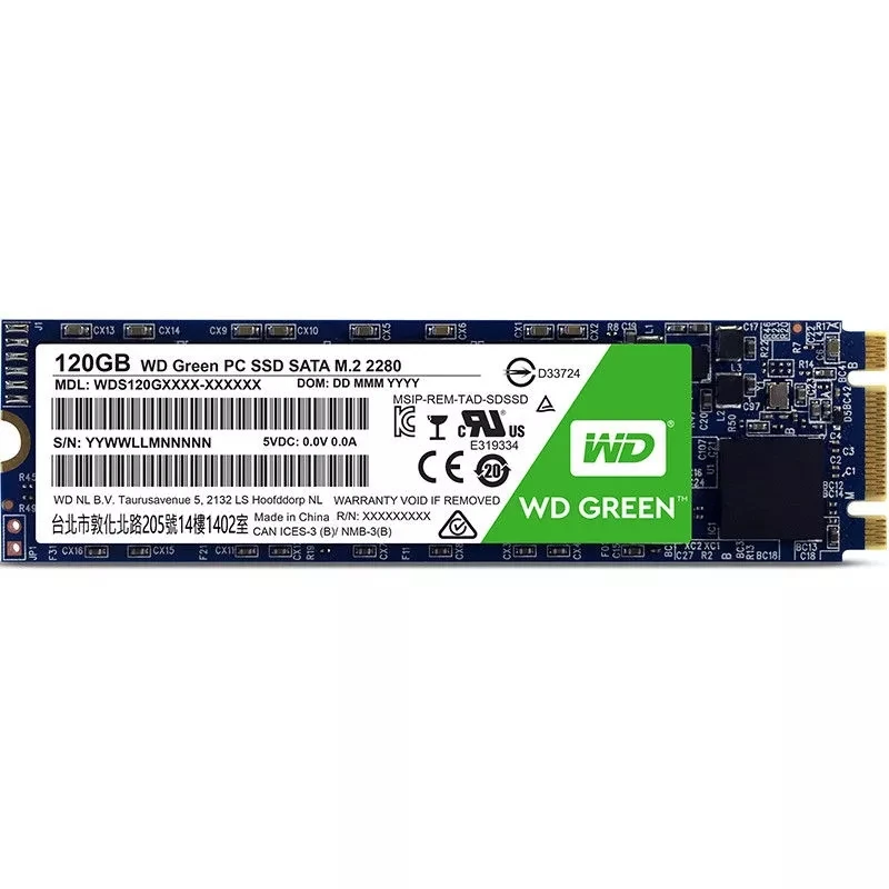
Original Green SSD 480GB 240GB 120GB Internal Solid State Hard Drive Disk M.2 2280 540MB/S NGFF 22*80mm for Laptop 