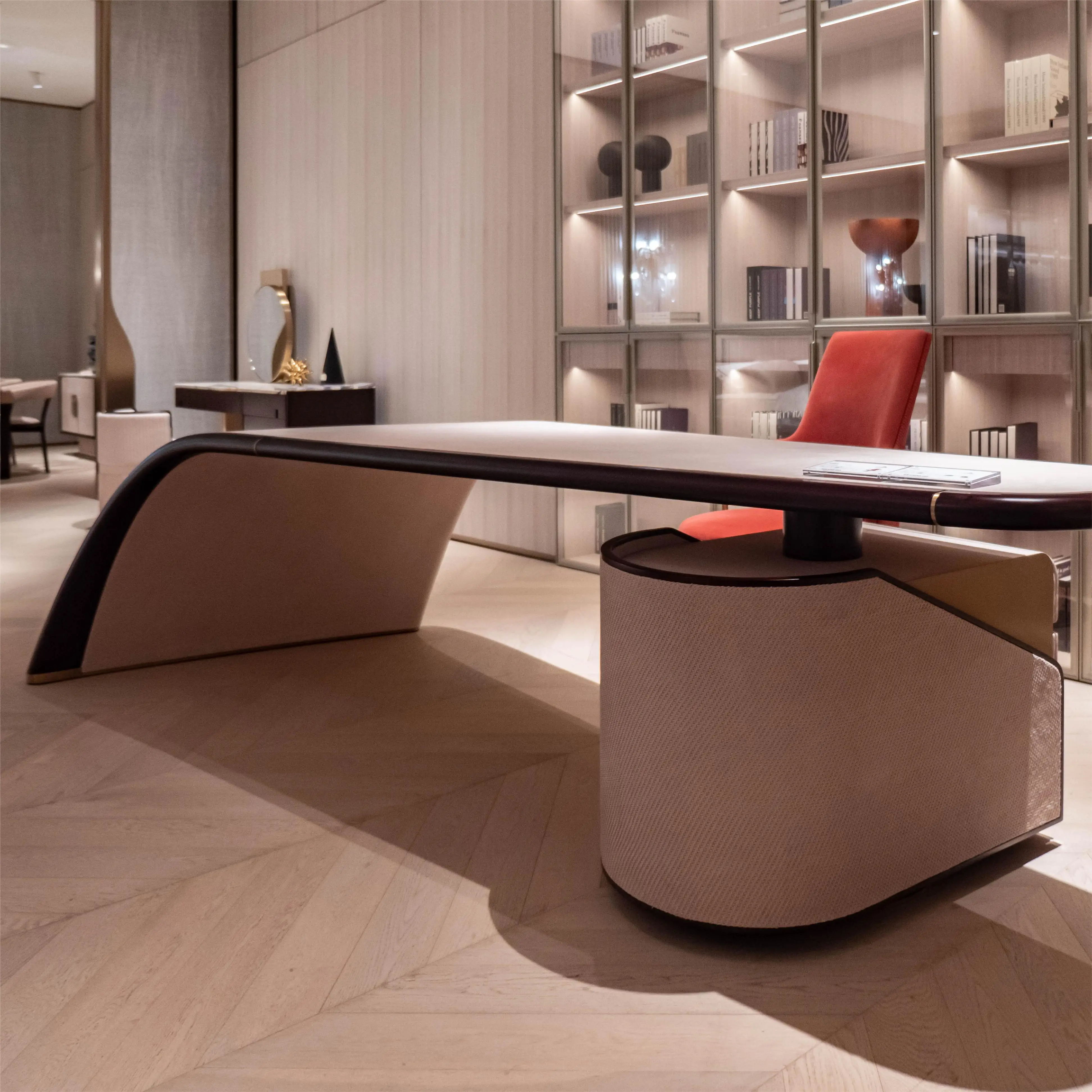 MODENFILI Luxury high quality modern design Executive Desk set Work Manager Ceo Boss office desk escritorio de oficina