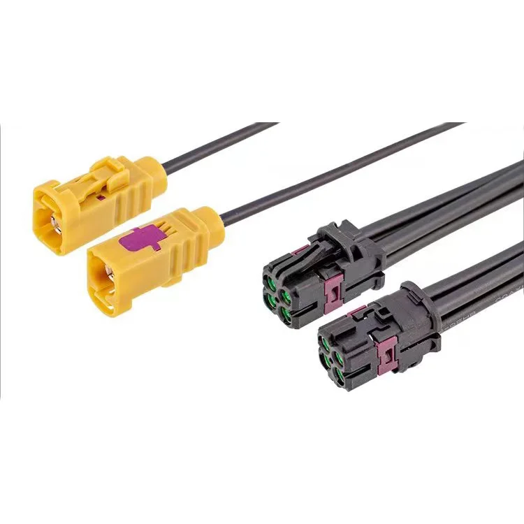 FAKRA Wire Harness Camera Wire, 5G and GPS Wire Harness 4-hole 5G Antenna Widely Used in New Energy Vehicles