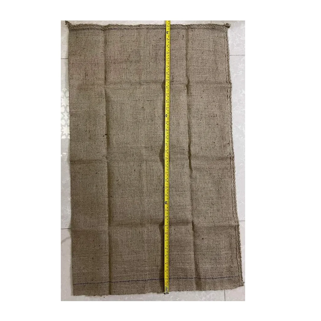 Customized Logo Hessian Jute Bag Jute Burlap Potato Rice Bags Jute Sack For Food Packing Export From Bangladesh