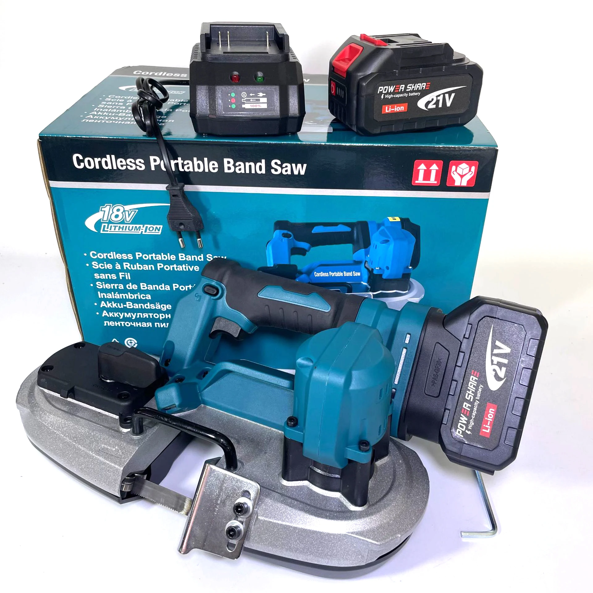 2024 Hot Factory Sale Portable Wood Metal Cutting Machine Sawmill Table Cordless Band model
