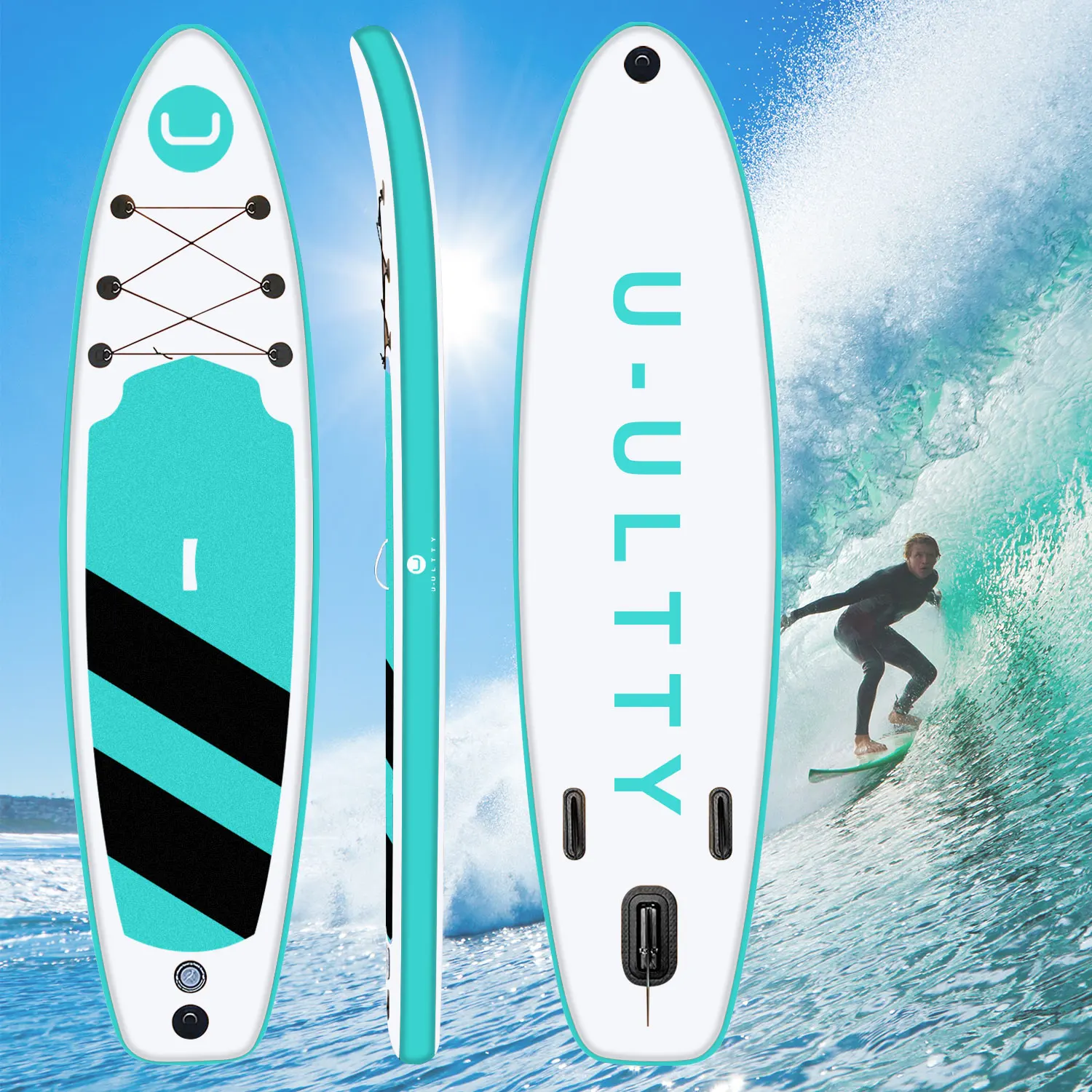 Surfboard Winnovate1729 Wholesale Drop Stitch Isup Paddleboard Inflatable Paddle Board Soft Surfboard With Accessories