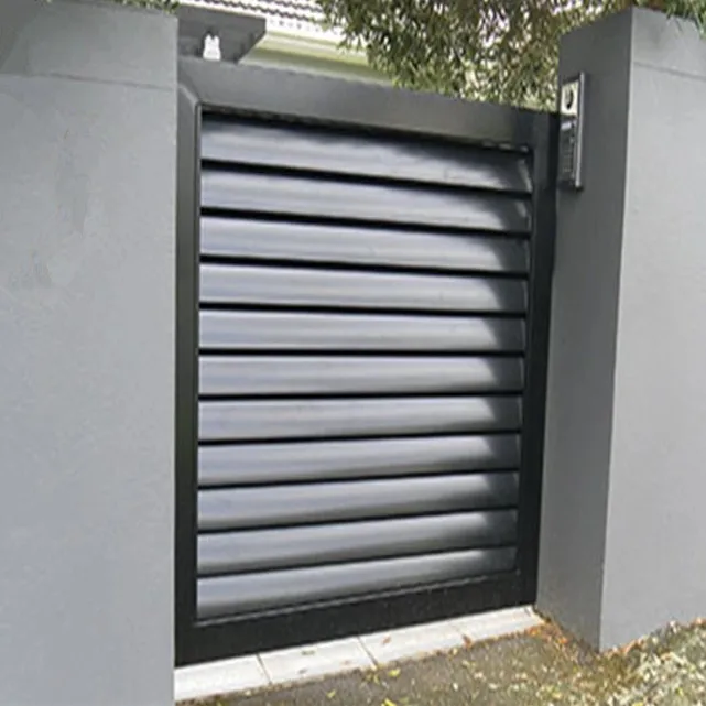 Fixed/Manual/Electric Exterior Shutters with Louvres Frame System Waterproof Sunshade Shutter Louver Ventilation Louvers