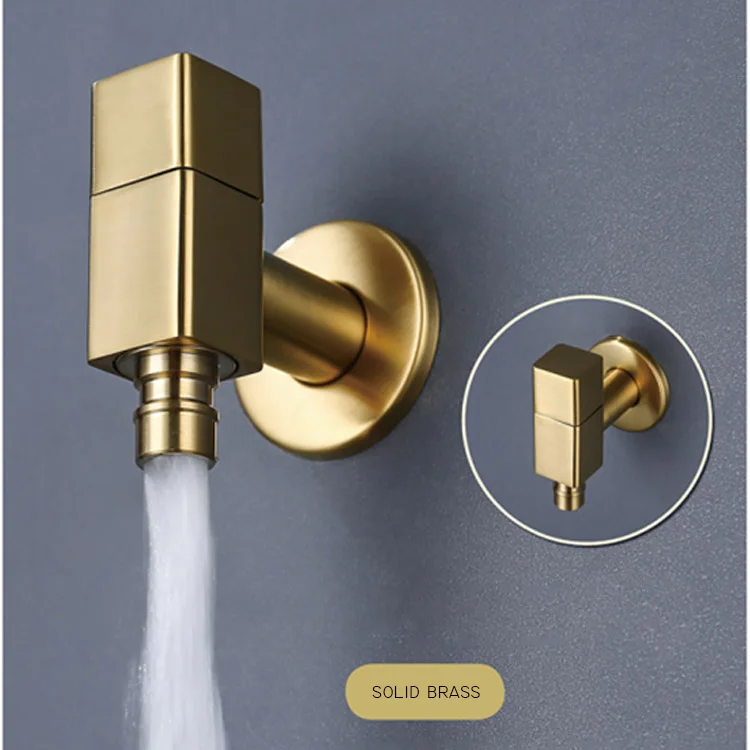 Щеткой Позолоченные стиральная машина шланг нагрудник кран Стиральная латунный латунь основной корпус 0 05-1