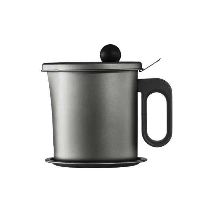A20 Stainless Steel Large Pot Gravy Boats Seasoning Strainer Bottle Oil Dispenser Container with lid