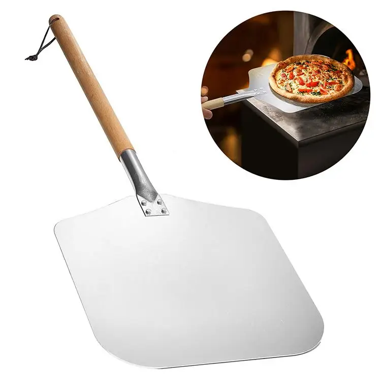Shipping to USA  Top Seller Kitchen Accessories Pizza Baking Tools Foldable 12*14 Wooden Handle Pizza Peel