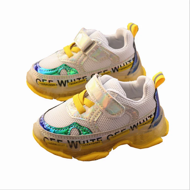 
Boys and girls shoes autumn 2021 new mesh breathable running shoes Korean baby toddler shoes 