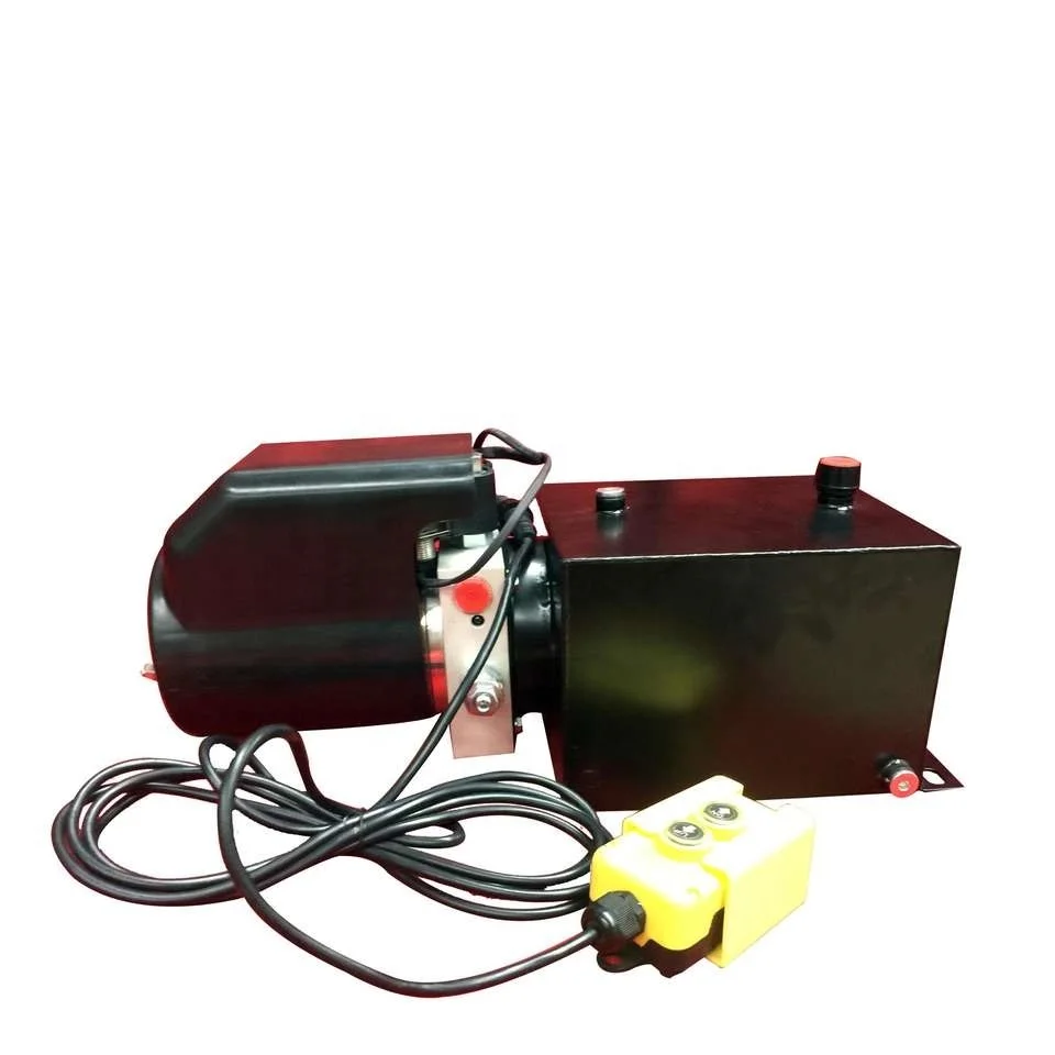 Horizontal DC 12V 24 V 500W hydraulic Power Pack Mini Hydraulic Power Unit with CE