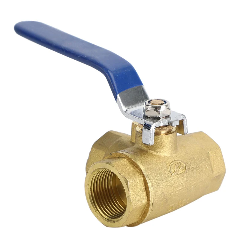 High Pressure 1/4' 2 inch 3 way Water Ball Valve Union Lockable Forged Brass Ball Valves