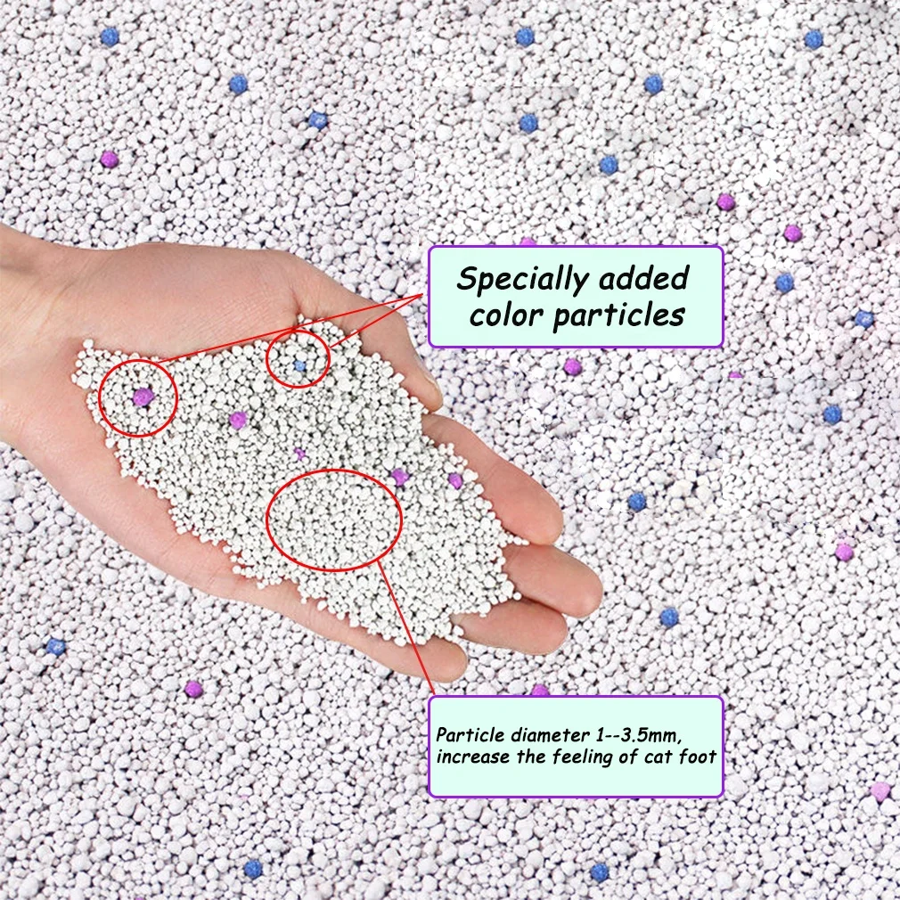 Ball Shaped Premium Organic Clay Cat Litter Dust Wholesale Bulk 8kg 20kg Gray Bentonite Clay Feature Silica Gel for Cats 15 Tons