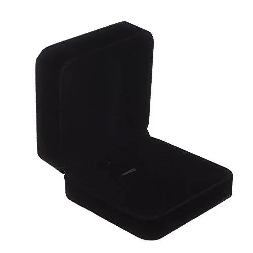 Factory wholesale retailer jewellery store jewelry online shop jewelry packing velvet black jewelry necklace box