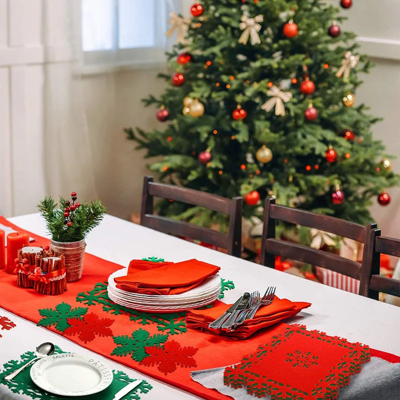 Christmas Placemat Christmas Decoration Home Felt Pendant New Year Home Decor Christmas Table Decoration