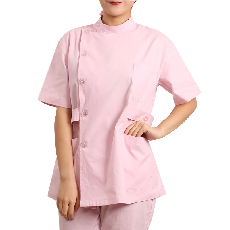 pink woman scrub nurse uniforms