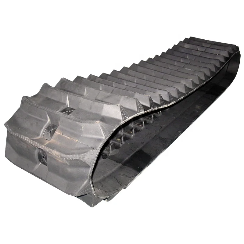 Fast moving rice harvester machinery undercarriage rubber tracks