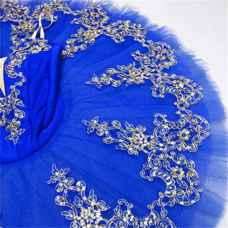 Professional Cheap High Quality 12 layers Custom Size Girls Women Adult Performance Wear Red Royal Blue Ballet Tutu Costume