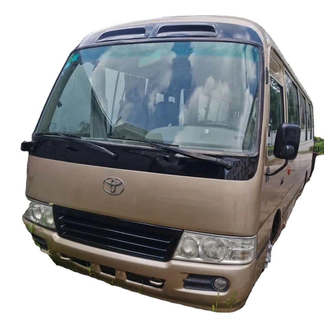 Used Toyo Coaster Bus with high operating efficiency in good condition cheap for sale