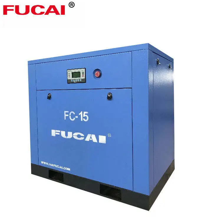 FUCAI permanent magnet 11kw electric screw compressor inverter