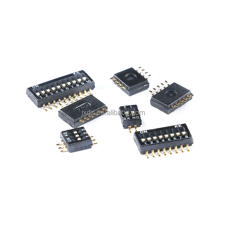 1.27MM SMD DIP Switch 2P/3P/4P/5P/6P/8P/10P DIP/Address Black New High Quality