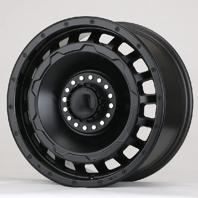 17 * 8.5 retro off-road modified upgraded wheel SUV 4x4 Black 6 * 139.7
