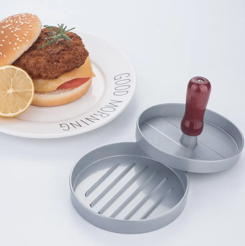 DIY Hamburger Meat Press Tool Patty Makers Meat Burger hoecake pone Maker Mold