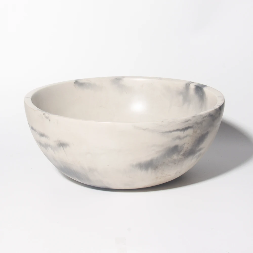 countertop marble  toilet wash basin sink cement hand basin concrete bathroom sink round vessel sink for hotel and garden