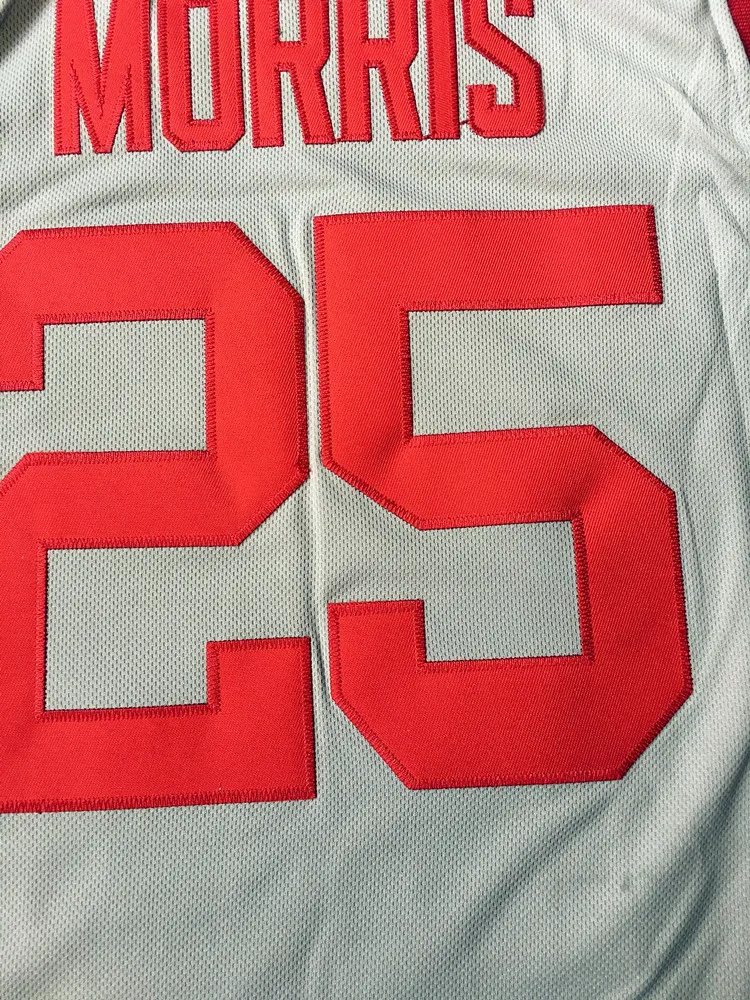 Drop shipping Movie basketball jerseys custom grey color #25 retro stitched basket ball jersey