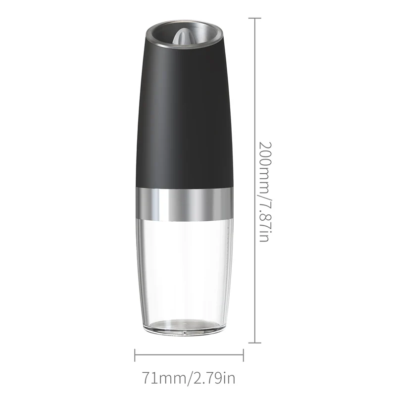 Hot Automatic Disposal Pepper Grinder Electric Salt and Pepper Grinder Set With Light