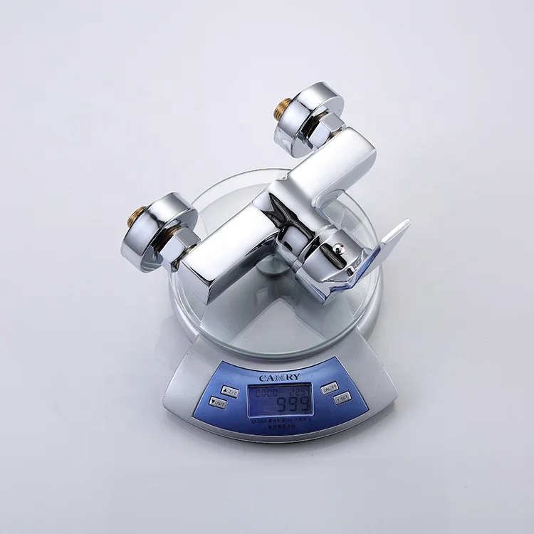 China faucet supplier luxury bathroom shower mixer set wall mounted brass bath shower faucet for cold and hot water