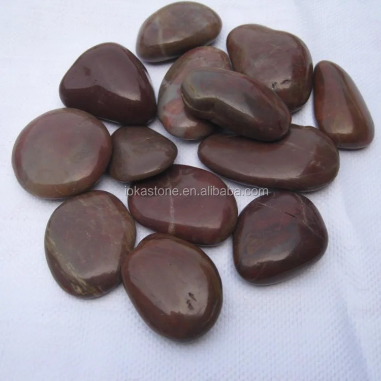 Wholesale White Blue Colored River Pebble Stone