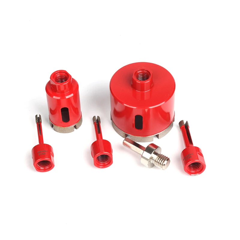 High Quality Straight Shank Diamond Hole Saw Cutter Coated Core Drill Bit Electroplated For Tile Marble Glass Ceramic -