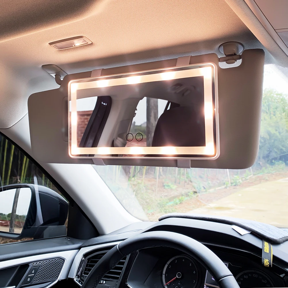 LED Makeup Mirror Car Makeup Mirror with Lights