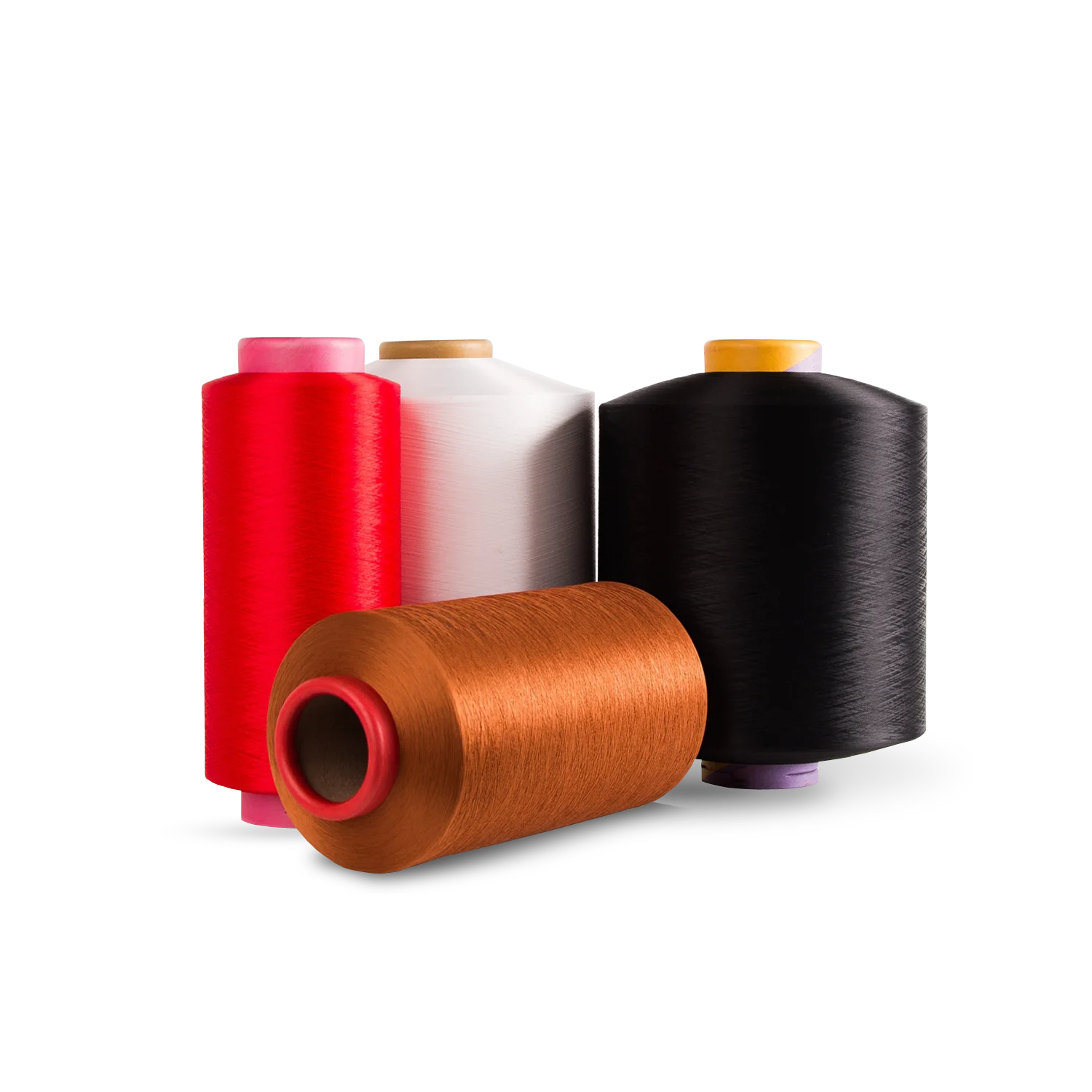 GRS Polyester filament yarns DTY 75D/36F Recycle Polyester Yarn For Knitting